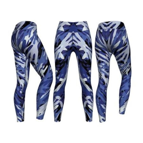 Women Printed Legging with Waistband Pocket 6 Pack